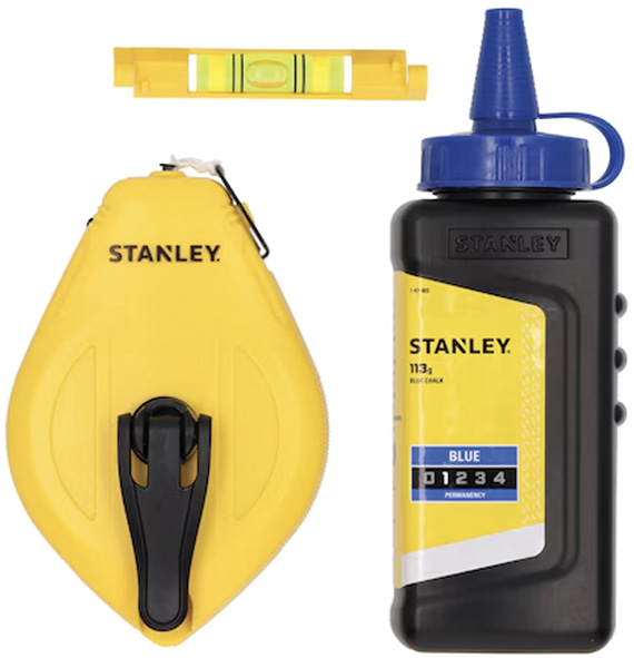 TRACCIATORI STANLEY 47443/47113 + POLVERE BLU     
