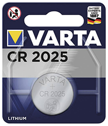 PILE VARTA PASTIGLIA CR2025                       
