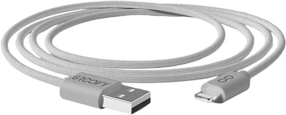CAVO GROOVY USB-A / APPLE * FAST CHARGE 2.0A      