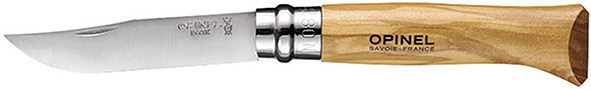 COLTELLI OPINEL VIROBLOC INOX MANICO OLIVIER N.8  