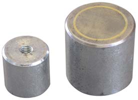 MAGNETI CILINDRICI ALNICO FORO FILETT.NON PASSANTE