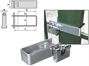 CRAVATTE VIRO ACCESSORIO DI CHIUSURA PER LUCCHETTI