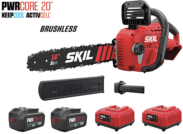 ELETTROSEGHE SKIL 0541BA KIT 2 BAT. + 2 CARICABAT.