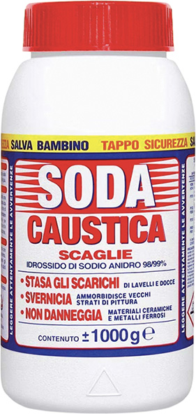 SODA CAUSTICA SCAGLIE KG.1                        