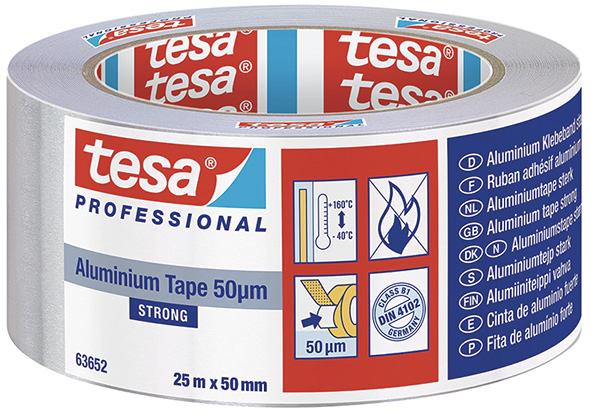 NASTRO ALLUMINIO STRONG TESA 63652                