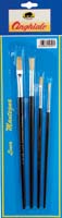 PENNELLI CINGHIALE BELLE ARTI SCUOLA SET 4 PZ     