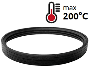 GUARNIZIONI SILICONE PER TUBI PELLET              