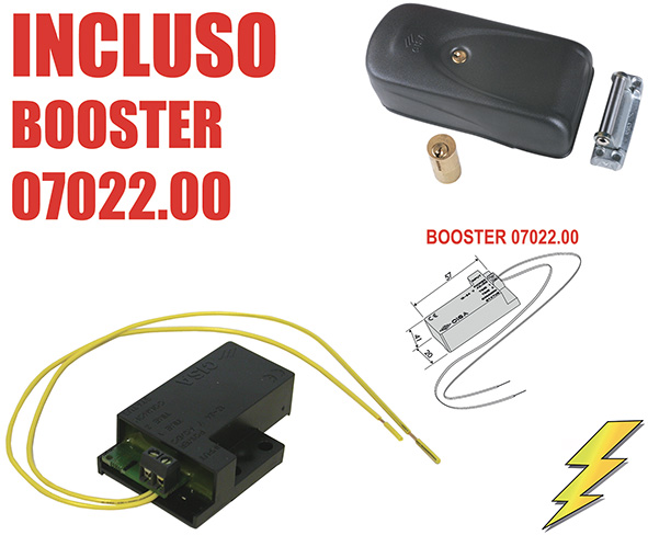 SERRATURE CISA APPLICARE ELETTRIKA 1A721PB BOOSTER