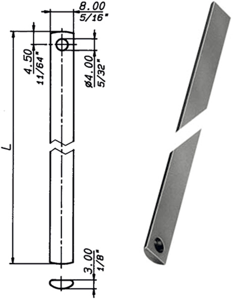 ASTE PER SERRATURE MERONI A STRINGA O8332         