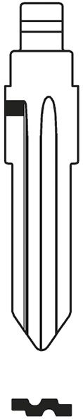 CHIAVI AUTO INSERTO CH RADIOCOMANDI YM28CH        