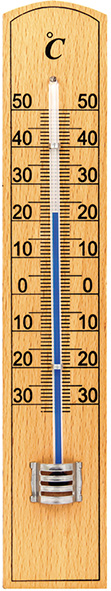 TERMOMETRO PARETE IN LEGNO VELAMP THERM30         