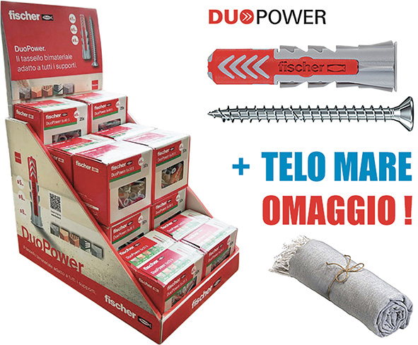 TASSELLI FISCHER DUOPOWER S VITE * EXPO PZ.700    